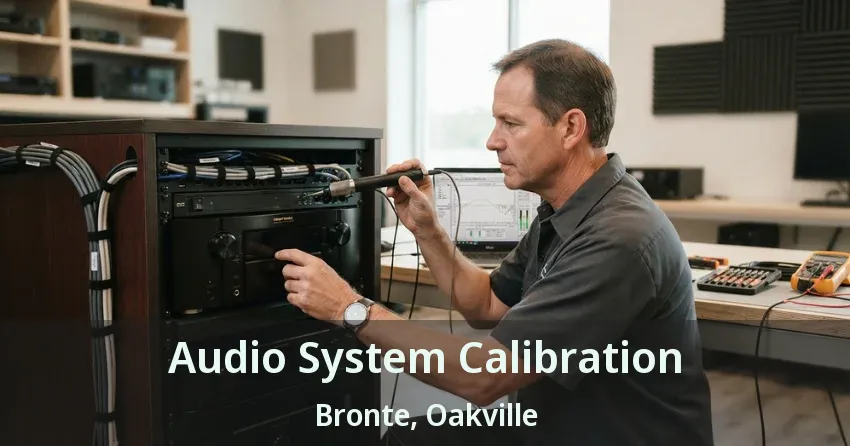 Audio System Calibration Bronte, Oakville - ON
