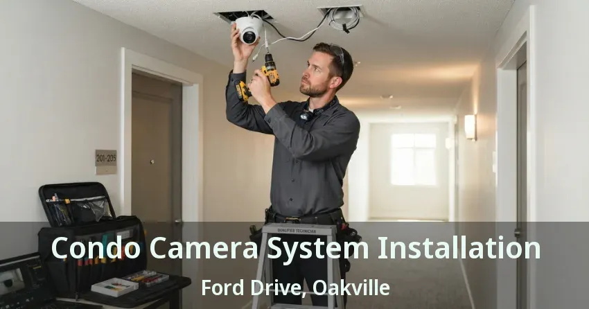 Condo Camera System Installation Ford Drive, Oakville - ON