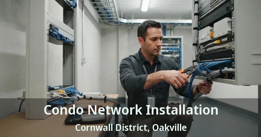 Condo Network Installation Cornwall District, Oakville - ON