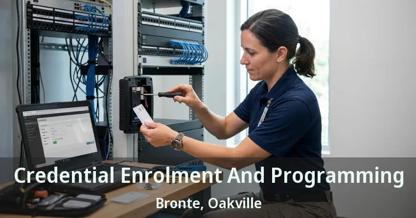 Credential Enrolment And Programming Bronte, Oakville - ON