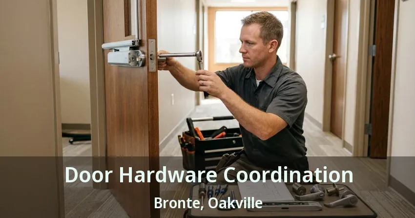 Door Hardware Coordination Bronte, Oakville - ON