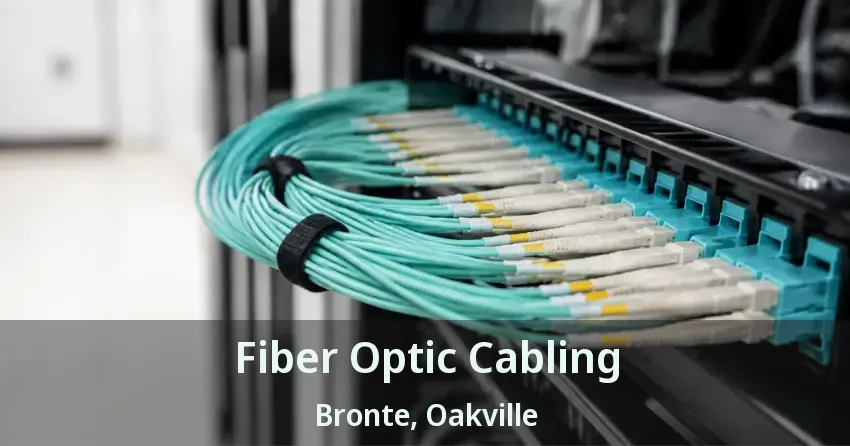 Fiber Optic Cabling Bronte, Oakville - ON