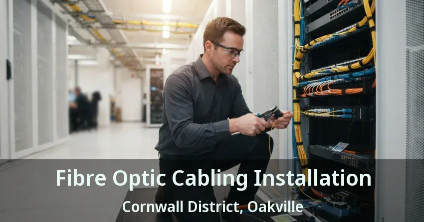 Fibre Optic Cabling Installation Cornwall District, Oakville - ON