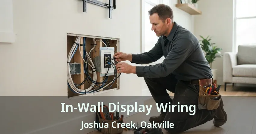In-Wall Display Wiring Joshua Creek, Oakville - ON