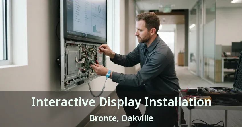 Interactive Display Installation Bronte, Oakville - ON