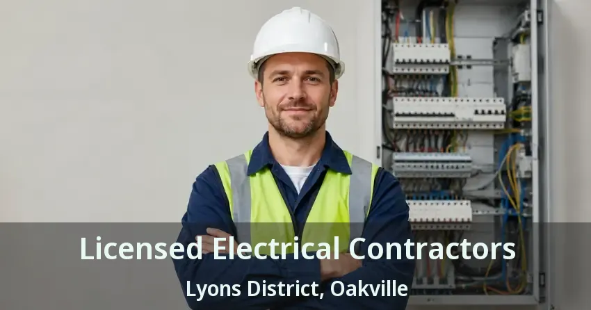 Licensed Electrical Contractors Lyons District, Oakville - ON