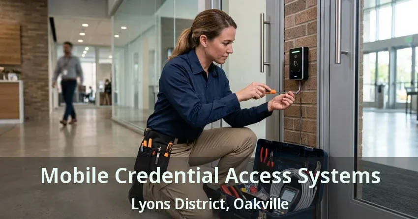 Mobile Credential Access Systems Lyons District, Oakville - ON