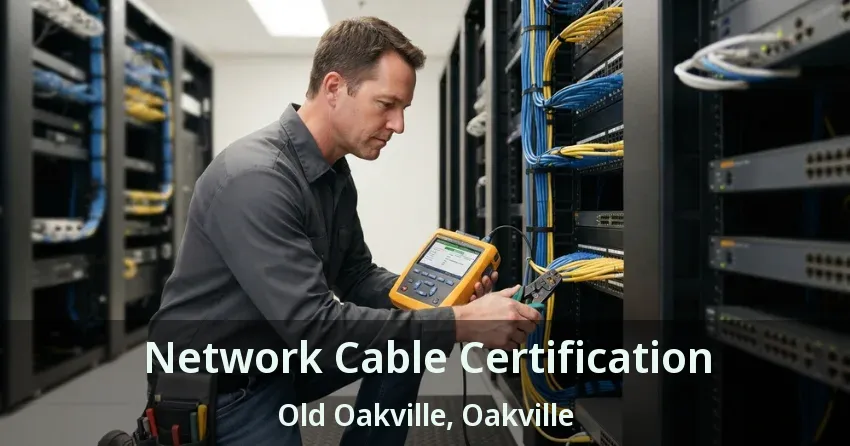 Network Cable Certification Old Oakville, Oakville - ON