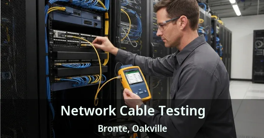 Network Cable Testing Bronte, Oakville - ON