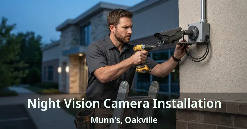 Night Vision Camera Installation Munn's, Oakville - ON