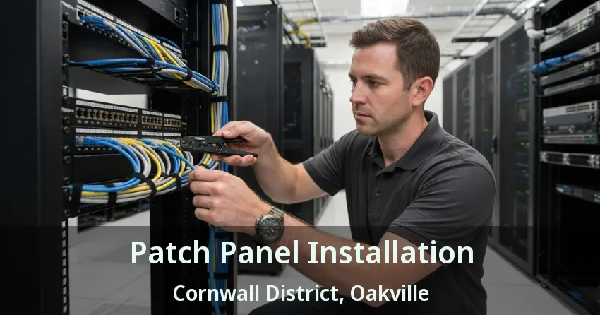 Patch Panel Installation Cornwall District, Oakville - ON