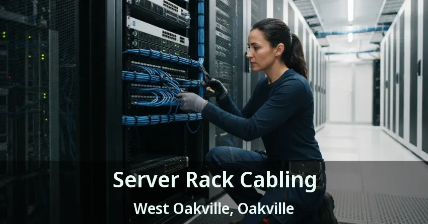 Server Rack Cabling West Oakville, Oakville - ON