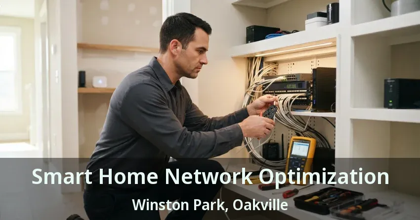 Smart Home Network Optimization Winston Park, Oakville - ON