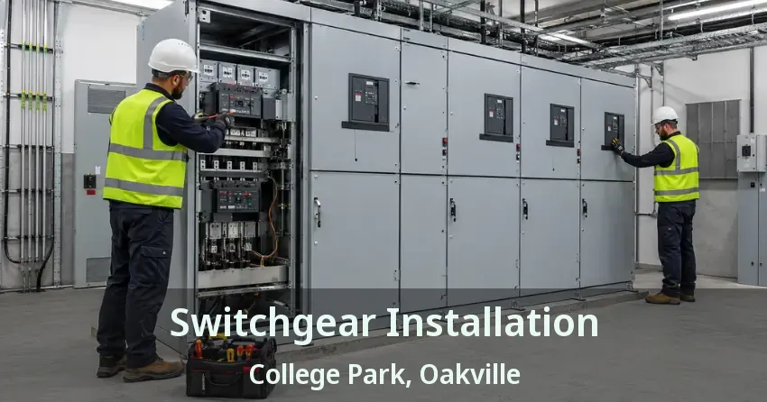 Switchgear Installation College Park, Oakville - ON