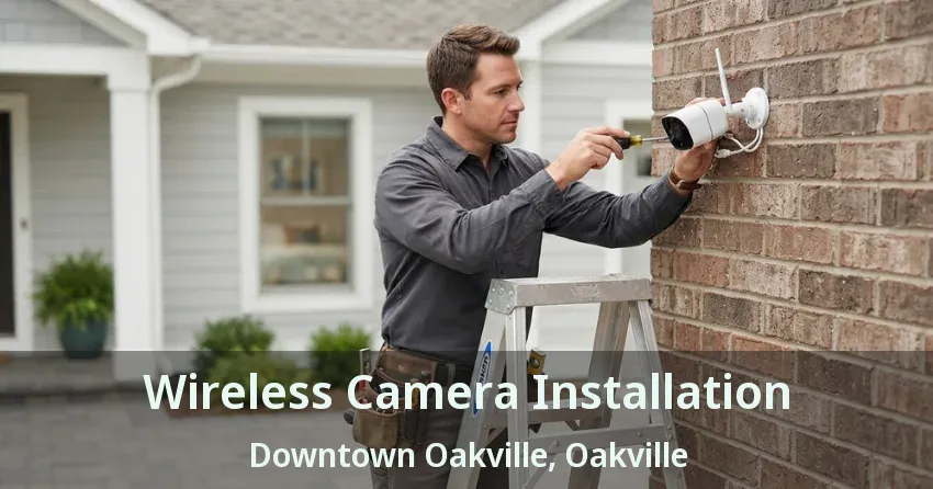 Wireless Camera Installation Downtown Oakville, Oakville - ON