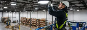 Warehouse High-Bay Lighting Installation Joshua Creek, Oakville
