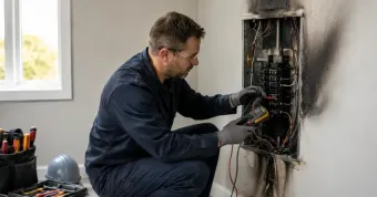 Electrical Fire Damage Restoration