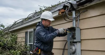 Storm Damage Electrical Repair